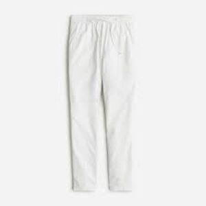 J. Crew New Seaside Pants Linen Blend, White, Size S, NWT